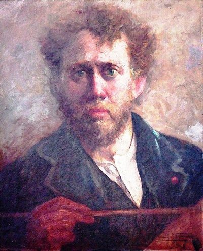 A Friend Portrait of the Painter Numa Camille Ayrinhac by Antonio Parreiras